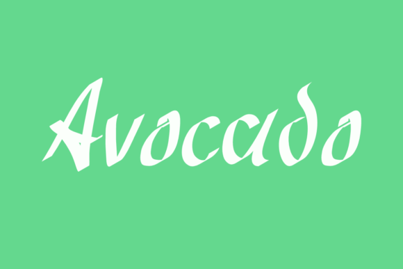 Avocado: The Handwritten Font with Personality