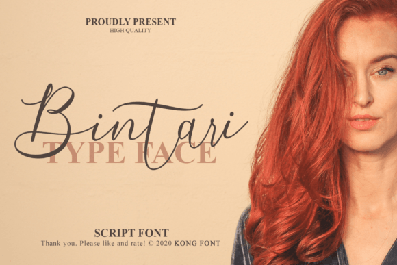 Bintari: A Playful Handwritten Font for Modern Creators