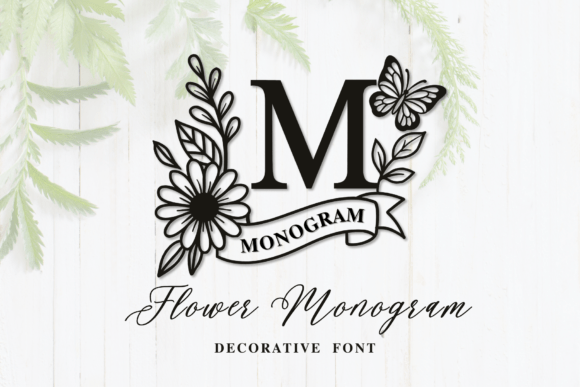 Bringing Nature's Elegance to Your Designs with Flower Monogram