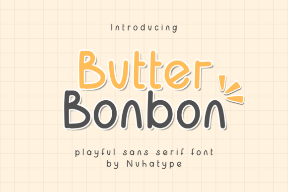 Butter Bonbon: A Typeface for Effortless Elegance