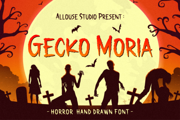 Gecko Moria: The Handwritten Font for Spooky, Authentic Branding