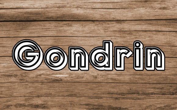 Gondrin: The Futuristic Serif Font for Bold Visual Statements