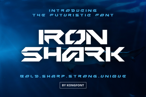 Iron Shark: A Bold Typeface for Modern Branding and Design