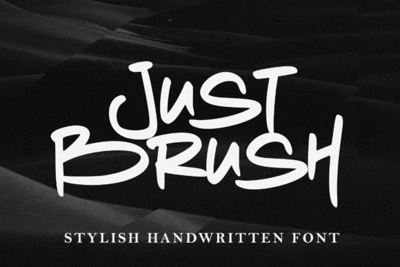 Just Brush: The Handwritten Font with a Graffiti Soul