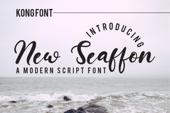 Meet New Seaffon: The Playful Script Font for Creative Projects
