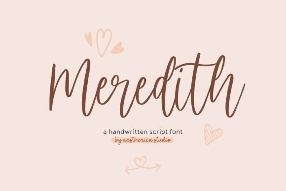 Meredith: The Handwritten Script Font with a Personal Touch