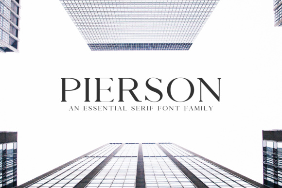 Pierson: A Serif Font Family for Brands with Staying Power