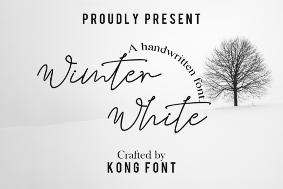 Winter White: A Playful Handwritten Script for Modern Designers