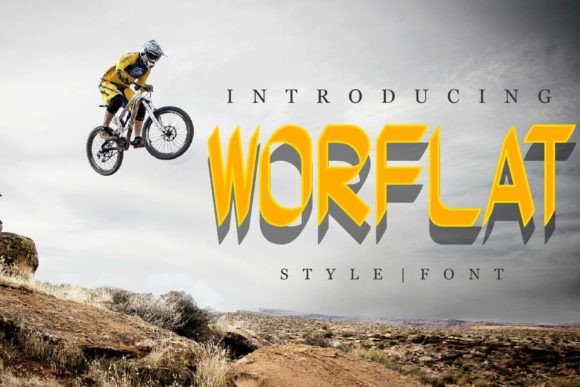 Worflat: A Playful Handwritten Font for Creative Projects